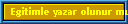 Egitimle yazar olunur mu?