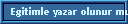 Egitimle yazar olunur mu?